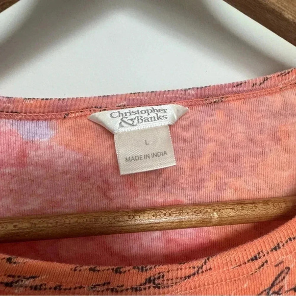 Women's Orange Butterfly Print Top Y2K Sequins  beaded Fairycore L - Picture 6 of 6